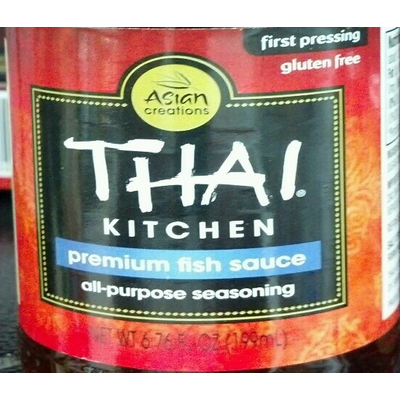 Calories In Thai Kitchen Premium Fish Sauce From Asian Creations