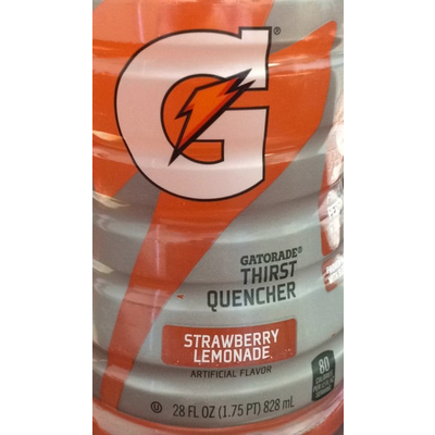 calories in sports drink strawberry lemonade from gatorade