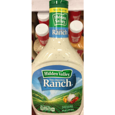 Top 50 most popular: ranch dressing
